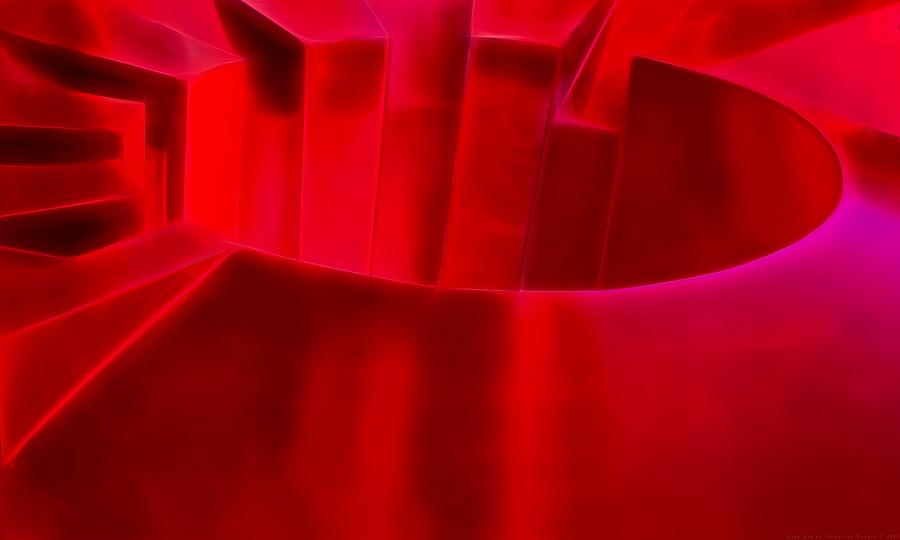 Deep Red - Bold Abstract Photograph by Chrystyne Novack