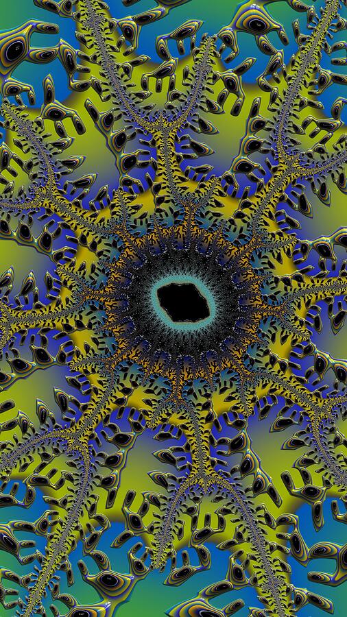 Deep Sea Urchin Mandala Fractal Abstract Digital Art by Shelli Fitzpatrick Deep Sea Urchin Mandala Fractal Abstract Digital Art by Shelli Fitzpatrick