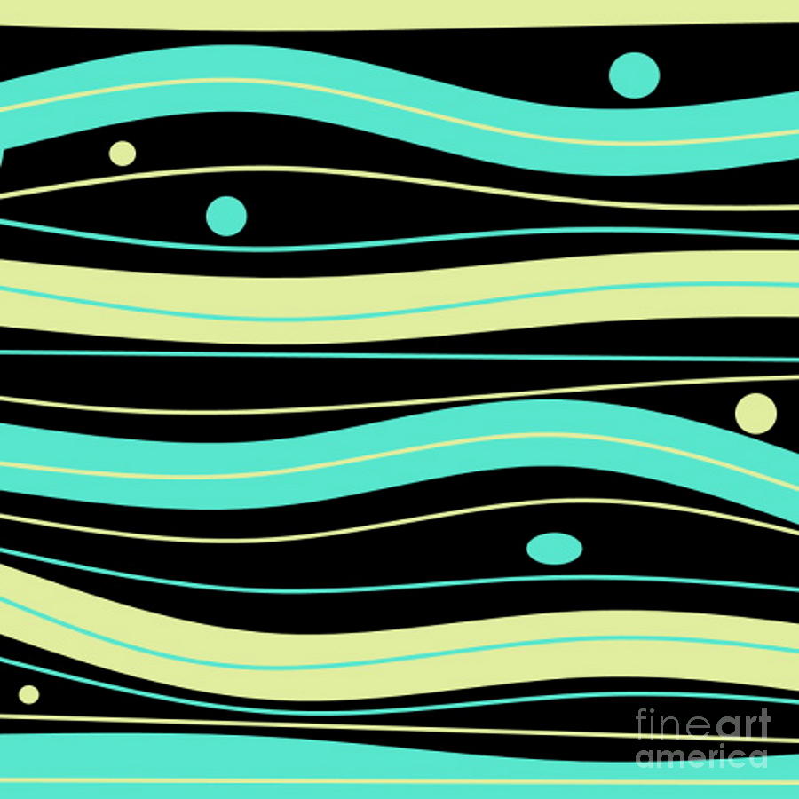 Deep Sea Waves Digital Art by Designs By L