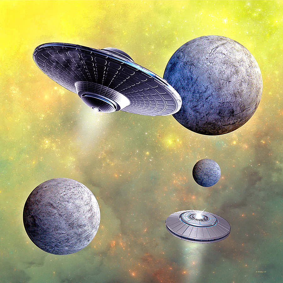 Deep Space Odyssey Digital Art by Brian Wallace