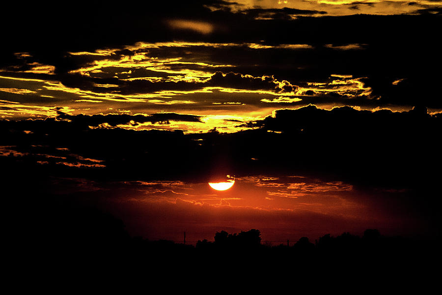 Sunset Photograph - Deep Sunset by Isaac Golding