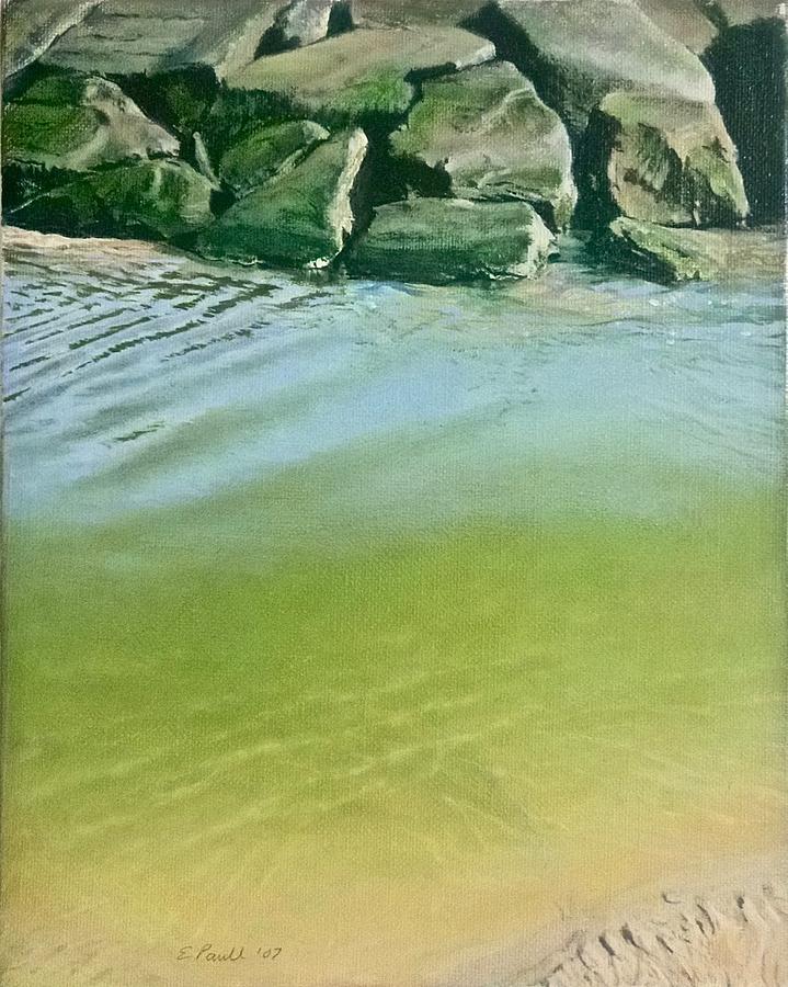 Deep tide pool Painting by Ellen Paull