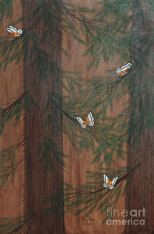 Deep Woods Refuge Painting by Doug Miller
