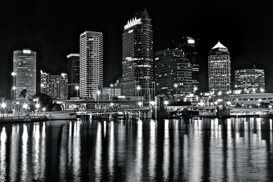 Deepest Charcoal Black Tampa Bay Photograph
