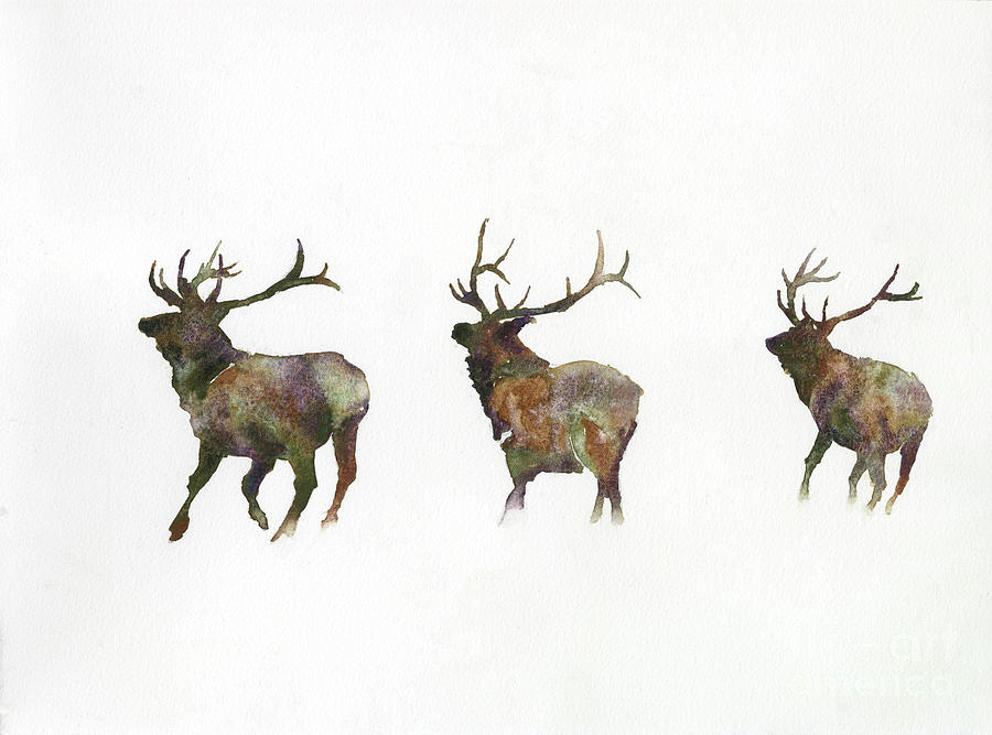 Deer Painting - Deer 3 by Ryan Fox