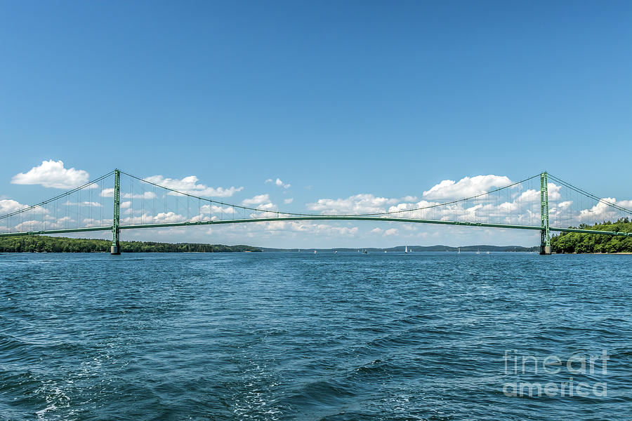 Deer Island Bridge Engineering Marvel Photograph