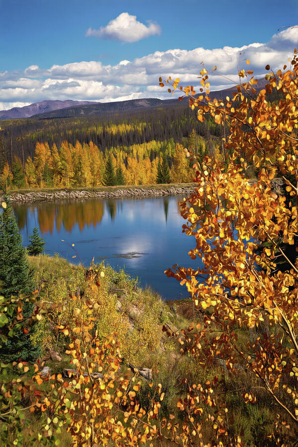 Deer Lakes Fall Colors Photograph by Lana Trussell Deer Lakes Fall Colors Photograph by Lana Trussell