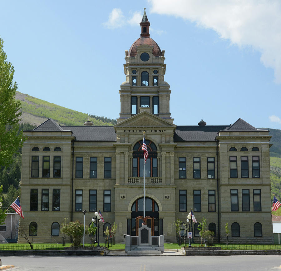 Deer Lodge County Courthouse Photograph