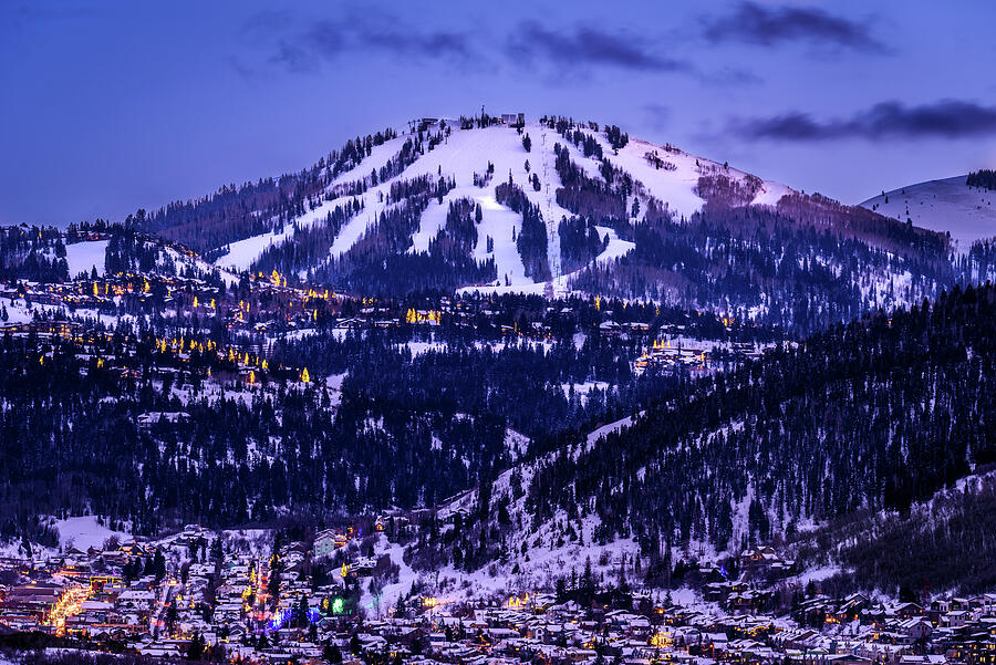 Deer Valley's Bald Mountain Photograph by Anderson Outdoor Photos ...