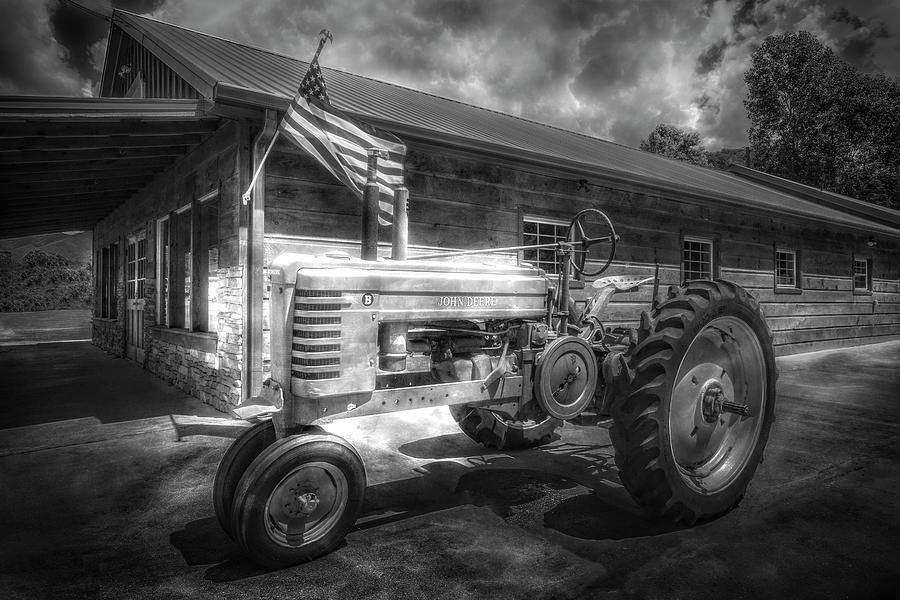 Deere Black and White Photograph by Debra and Dave Vanderlaan