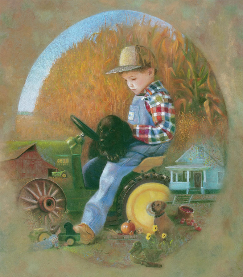 Americana Pastel - Deere Friends by Nancy Lee Moran
