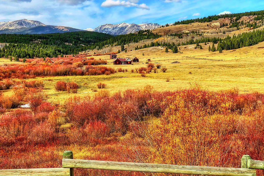 Deerlodge, Montana autumn colors Photograph by Tatiana Travelways