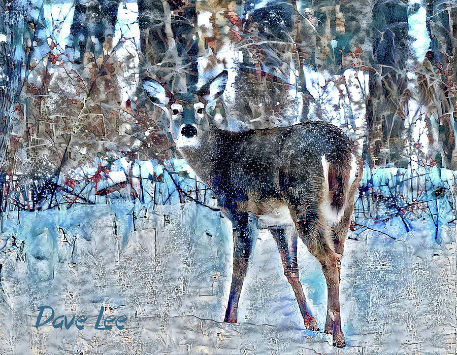 Deerscape Digital Art by Dave Lee