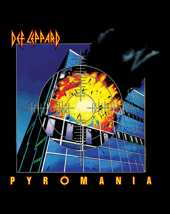 Def Leppard Pyromania Digital Art By Naomi Carter