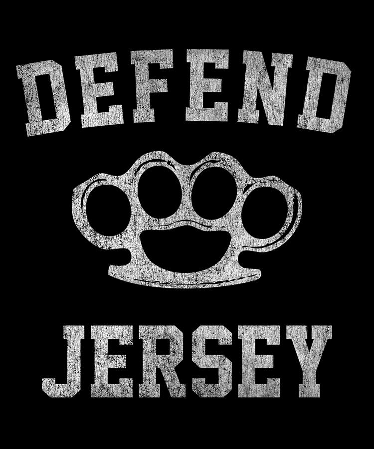 Defend Jersey Retro Digital Art by Flippin Sweet Gear