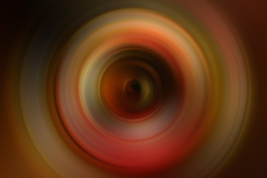 Defocused colorful abstract of light, crossing circles background Photograph by Friendwithlove
