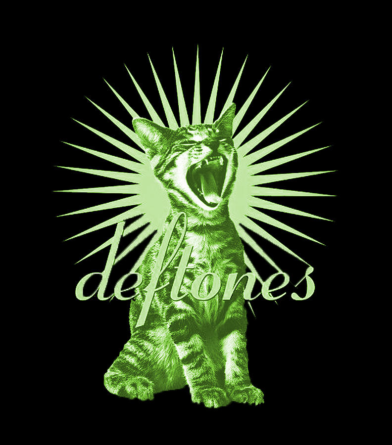 Deftones Cat Logotype Digital Art by Victoria Lambert - Fine Art America