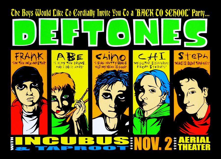 Deftones Concert Digital Art by Victoria Lambert - Fine Art America