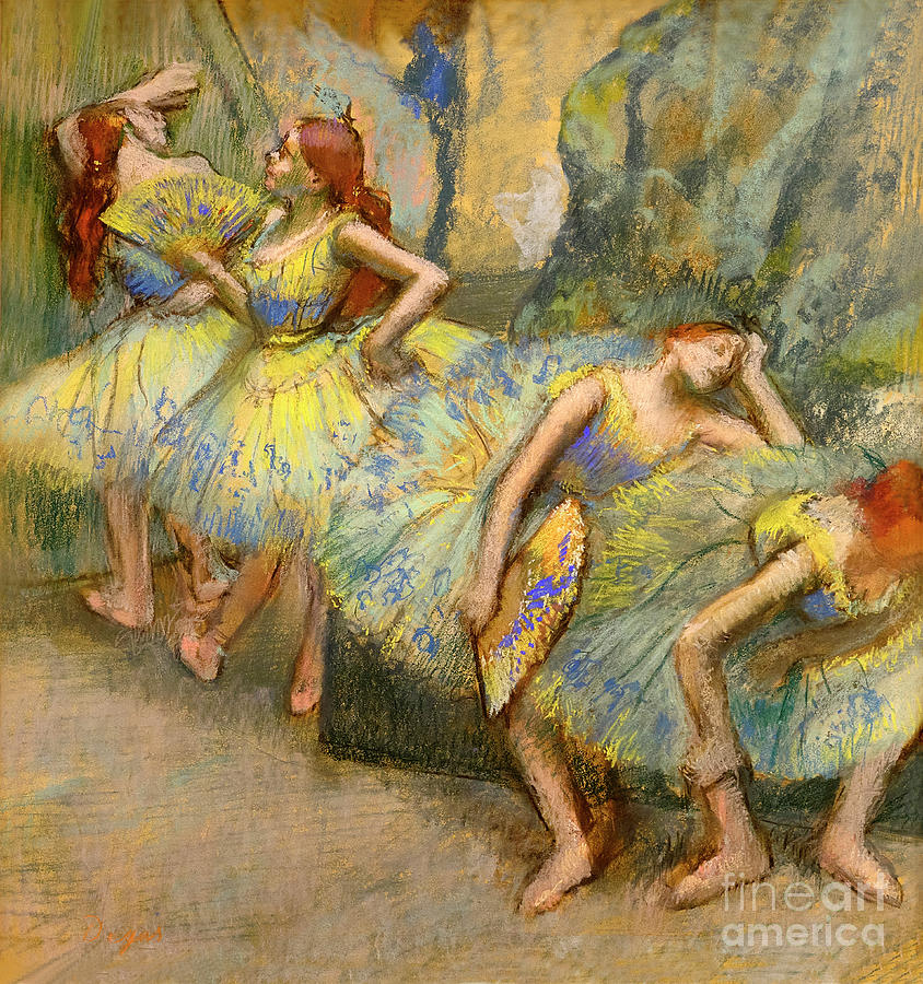 Degas Dancers Pastel by Jim Trotter