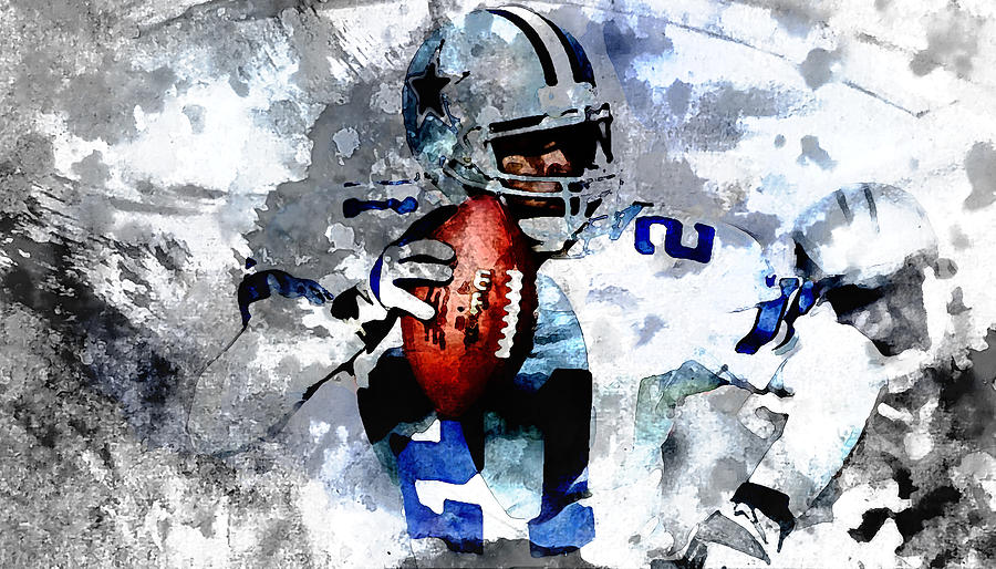 Deion Sanders Headed to the House Mixed Media by Brian Reaves