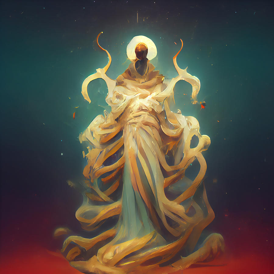 Deity Unraveling - Divine Digital Art by Sean Atkinson - Fine Art America