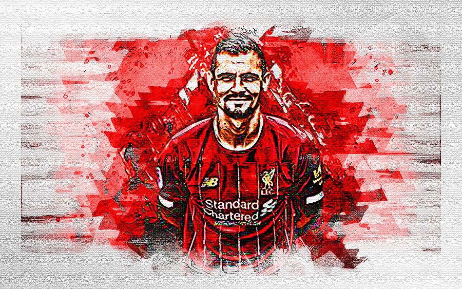 Dejan Lovren Croatian Football Player Liverpool FC Premier League ...