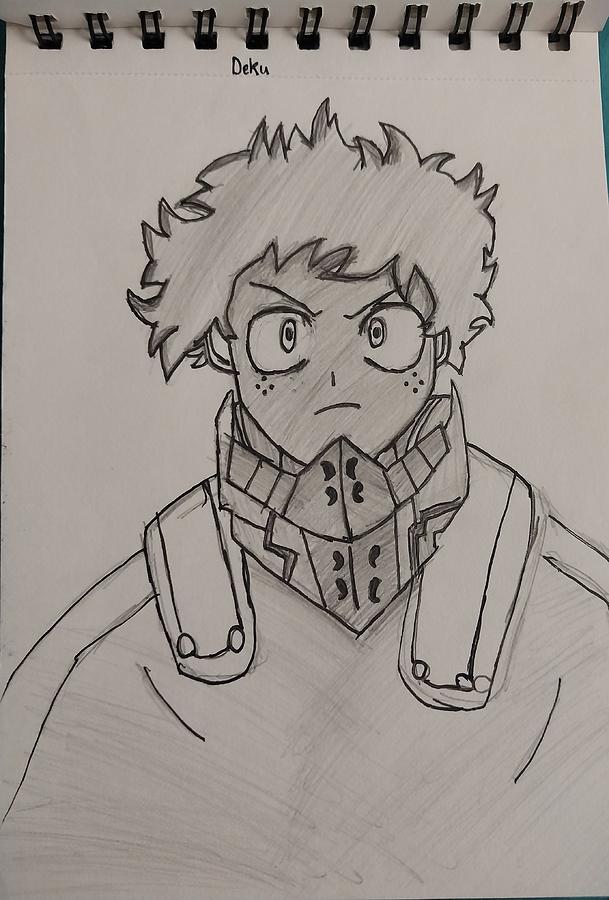 Deku Drawing by Aryan Shukla | Pixels