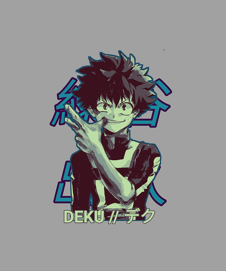 Deku From Aboku No Hero Academia Digital Art by Ratna Devi