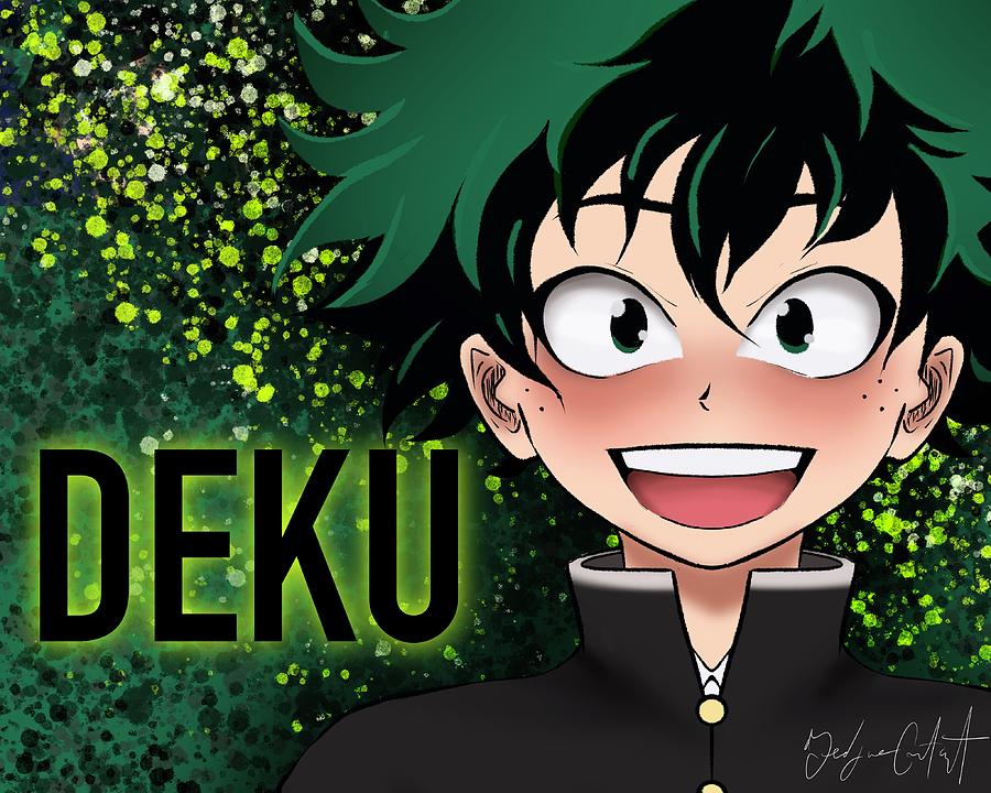 Deku, Print Digital Art by Faye Constant - Pixels