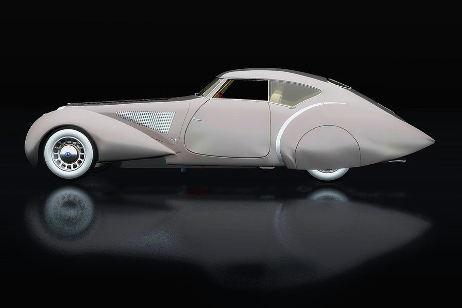 Delage D8-120 Aerosport Lateral View Photograph by Jan Keteleer