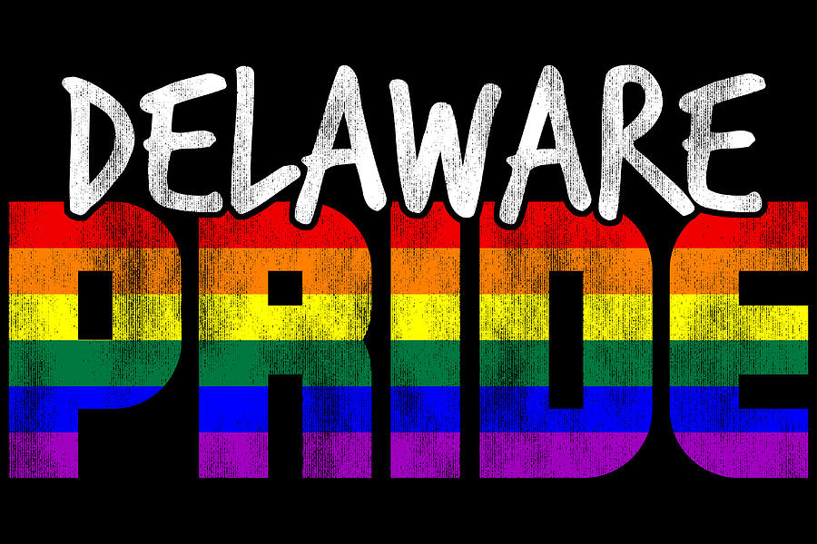 Delaware Pride LGBT Flag Digital Art by Patrick Hiller Fine Art America