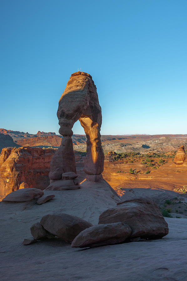 Delicate Arch - 9843 Photograph by Jerry Owens