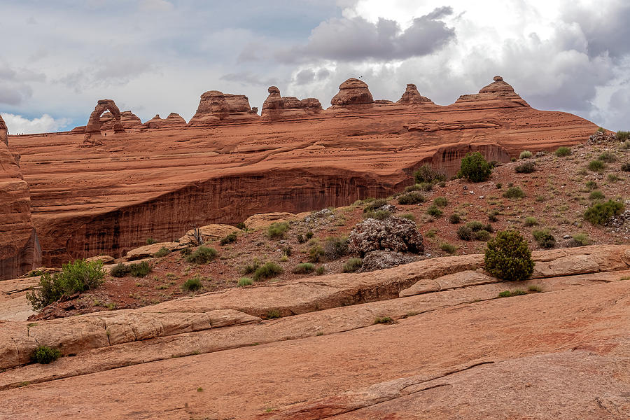 Delicate Arch from Viewpoint Photograph by Jack Peterson