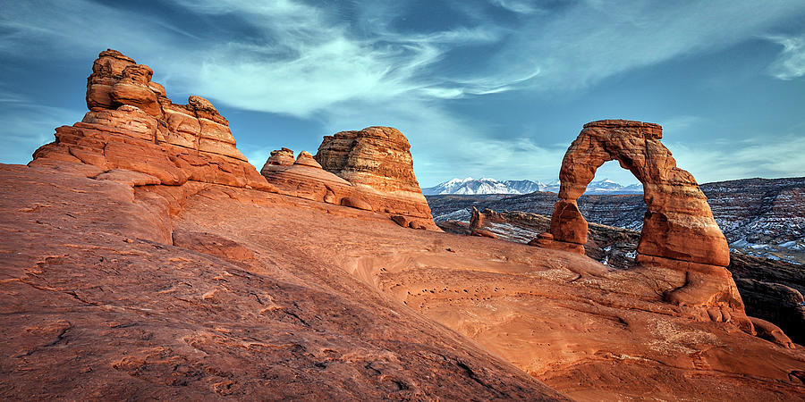 Delicate Arch Landscape Photograph by Gary Johnson