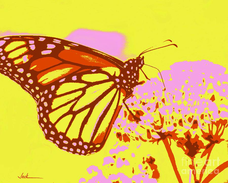 Download Delicate Butterfly Painting By Jack Bunds