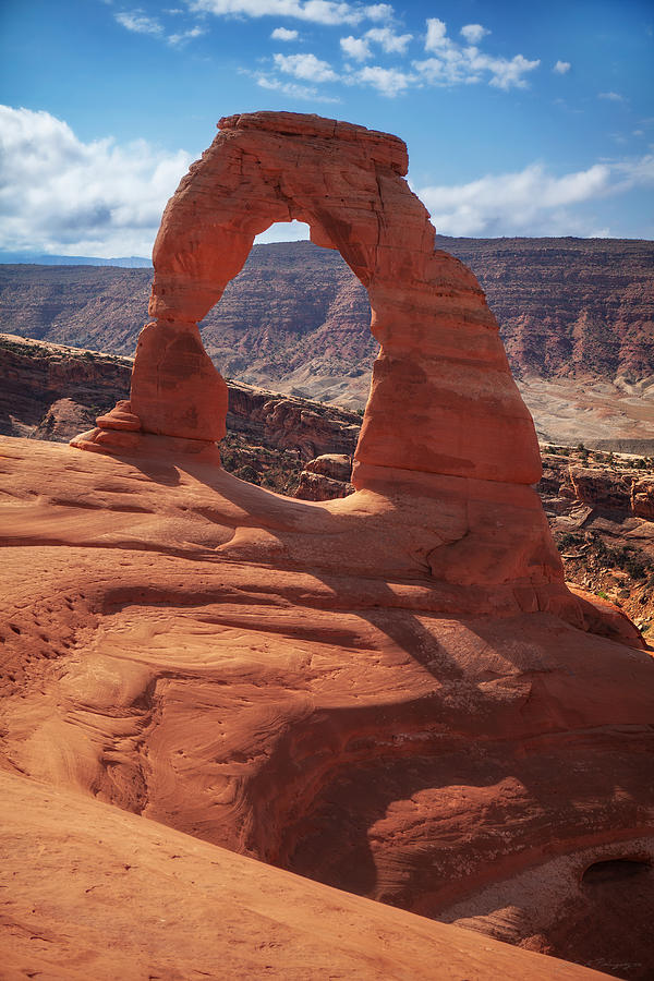 Delicate Arch at Arches National Park in Utah Photograph by John A Rodriguez