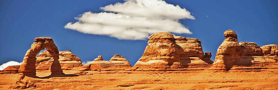 Delicate - Rock of Ages Series #12 - Arches National Park, Utah, USA - 2011 Panoramic Photograph by Robert Khoi
