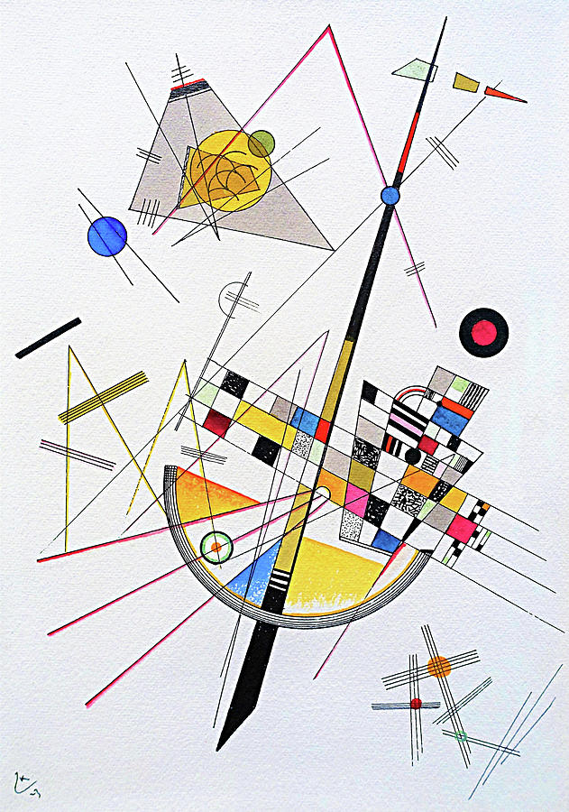 Wassily Kandinsky Painting - Delicate Tension - Digital Remastered Edition by Wassily Kandinsky