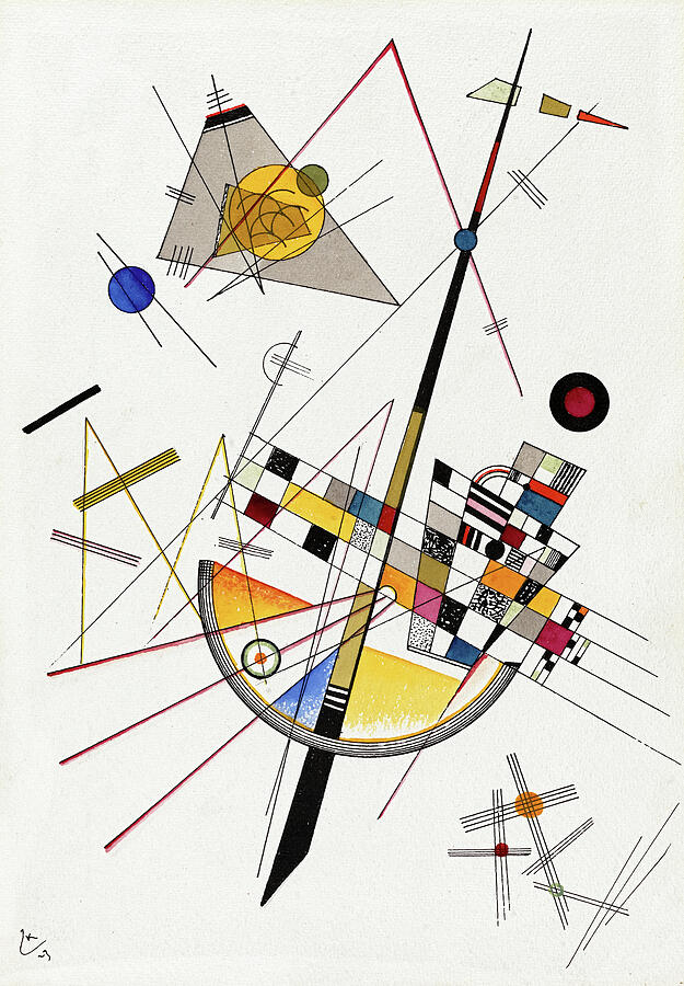 Wassily Kandinsky Painting - Delicate Tension, No. 85, 1923 by Wassily Kandinsky
