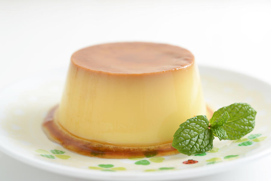 Delicious custard pudding Photograph by Liza5450