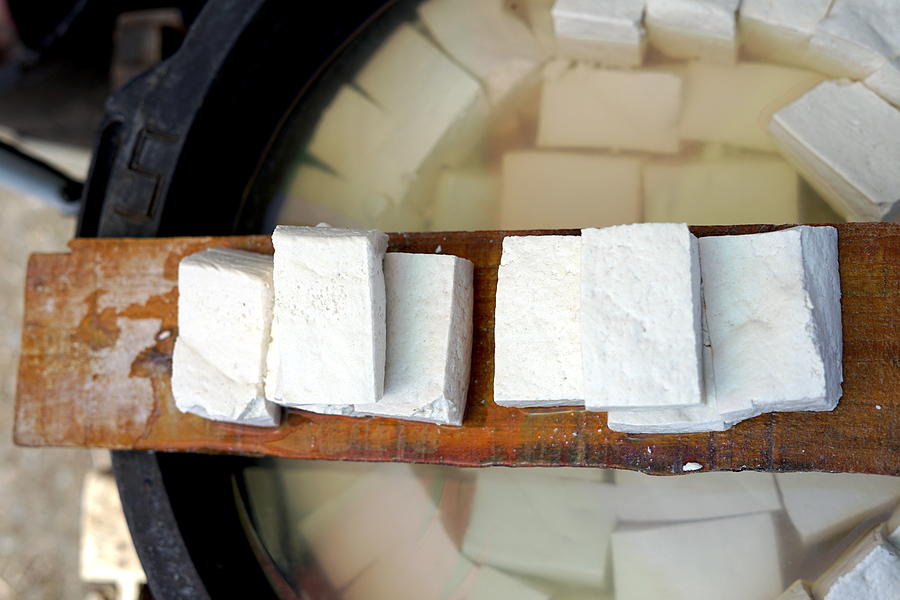 Delicious Hard tofu cubes Photograph by Heri Mardinal