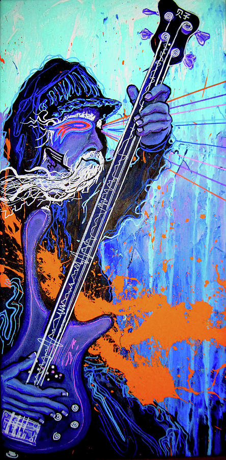 Delirious Funk Priest Painting by Jacob Wayne Bryner