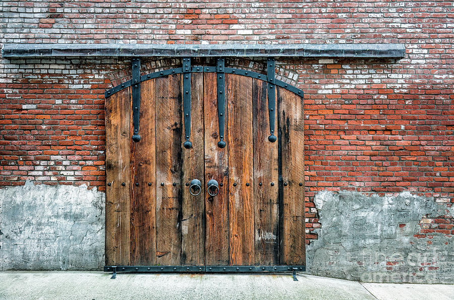 Delivery Door To The Clam Cannery Photograph