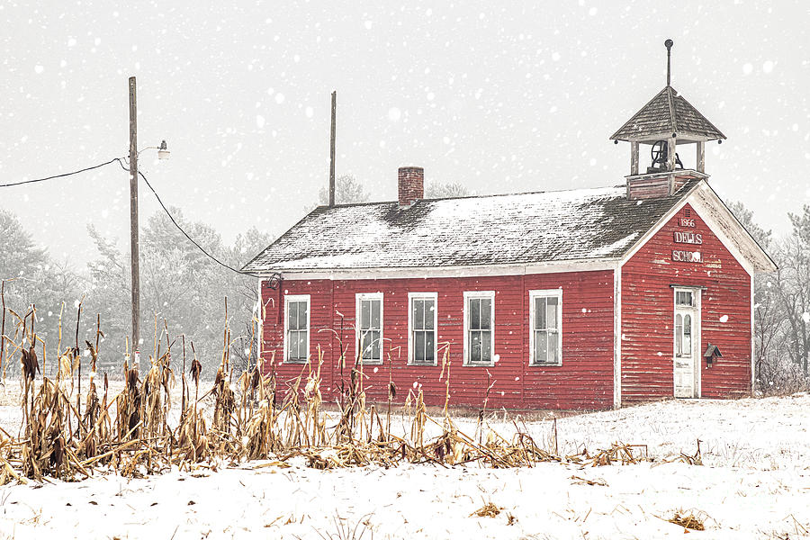 Dells Old Schoolhouse Photograph by Amfmgirl Photography