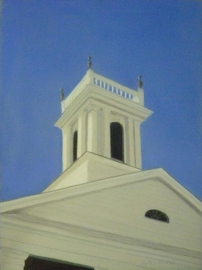 Delmar Painting - Delmar Reformed Church by Peter Keitel