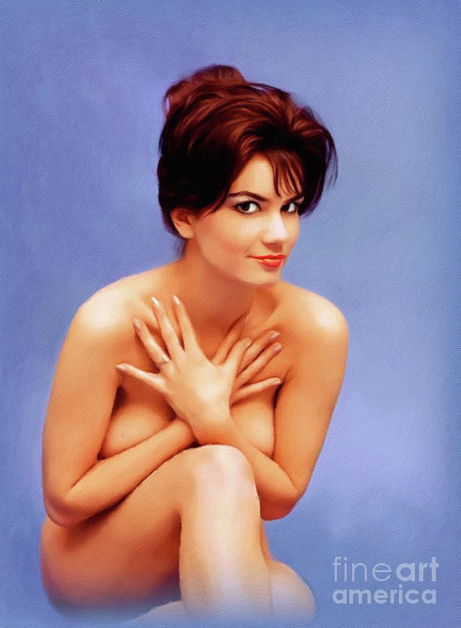 Delores Wells, Vintage Actress And Model Painting