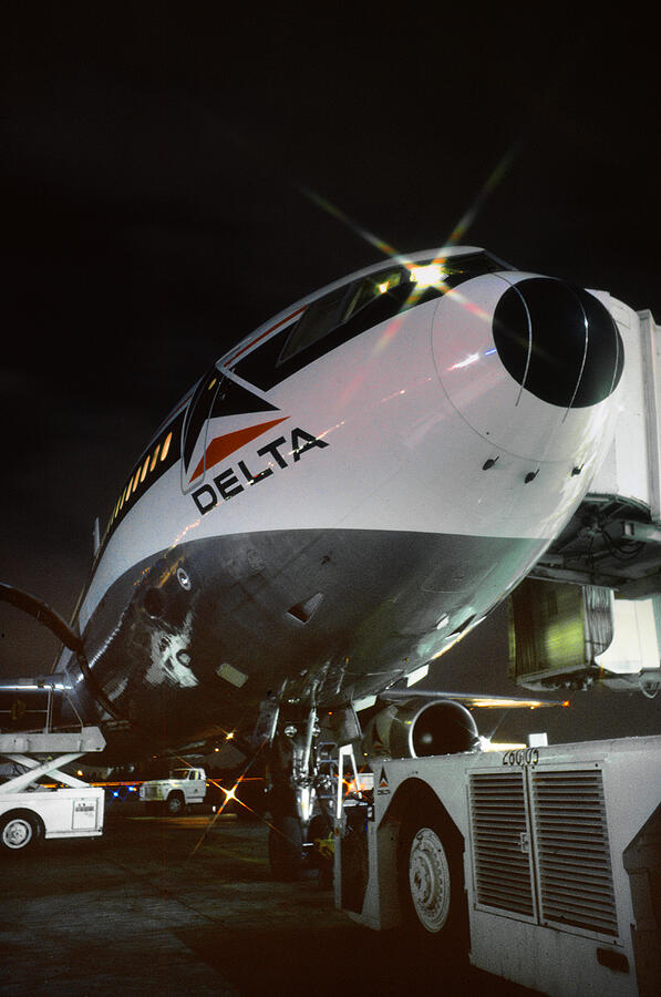 Delta Air Lines DC-10 at Miami Photograph by Erik Simonsen