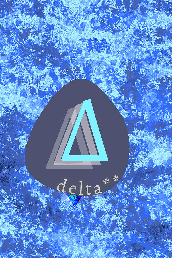 Delta As Therefrom  Monogram Digital Art