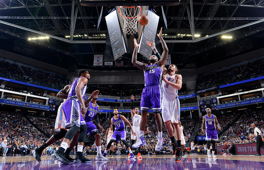 Demarcus Cousins and Steven Adams Photograph by Rocky Widner