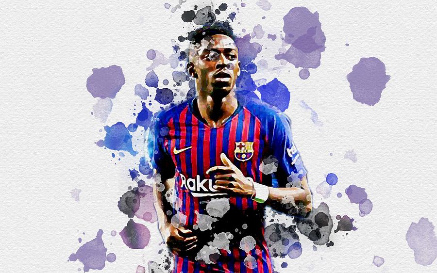 Dembele French Footballers Barcelona Fc La Liga Ousmane Dembele Barca ...